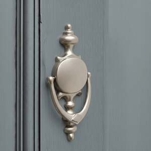 Champion Victorian Door Knocker - 178mm, Satin Chrome