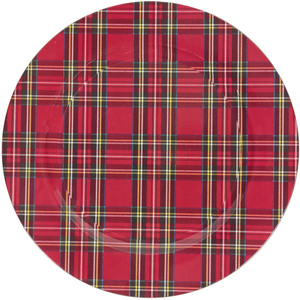 Tartan Patterned Charger Plate