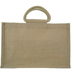 Natural Jute Gift Bag with Handles (30x20x10cm high)
