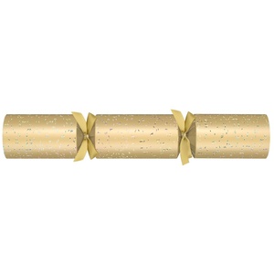Pack of 25 Deluxe Gold Christmas Dinner Crackers