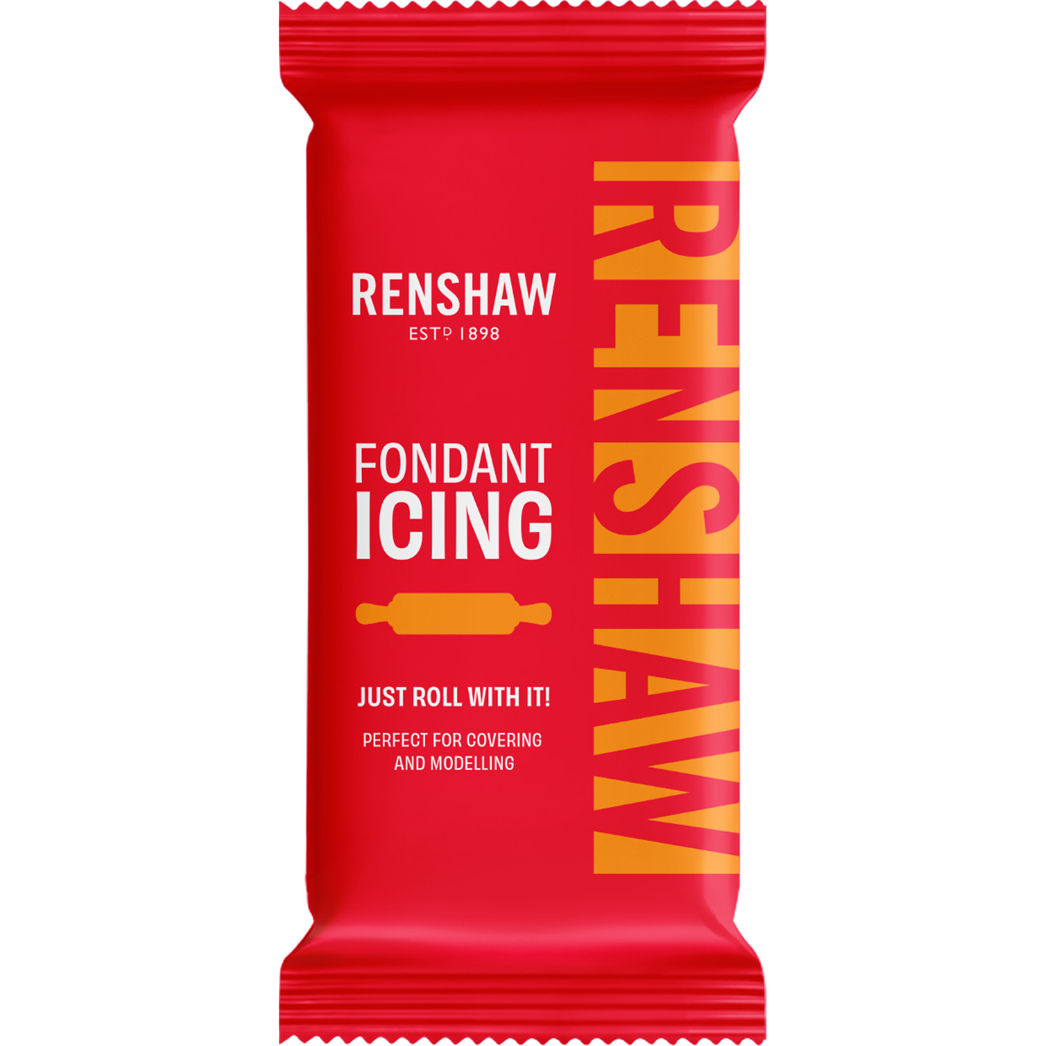 Image of Renshaw Fondant Icing - Tiger Orange