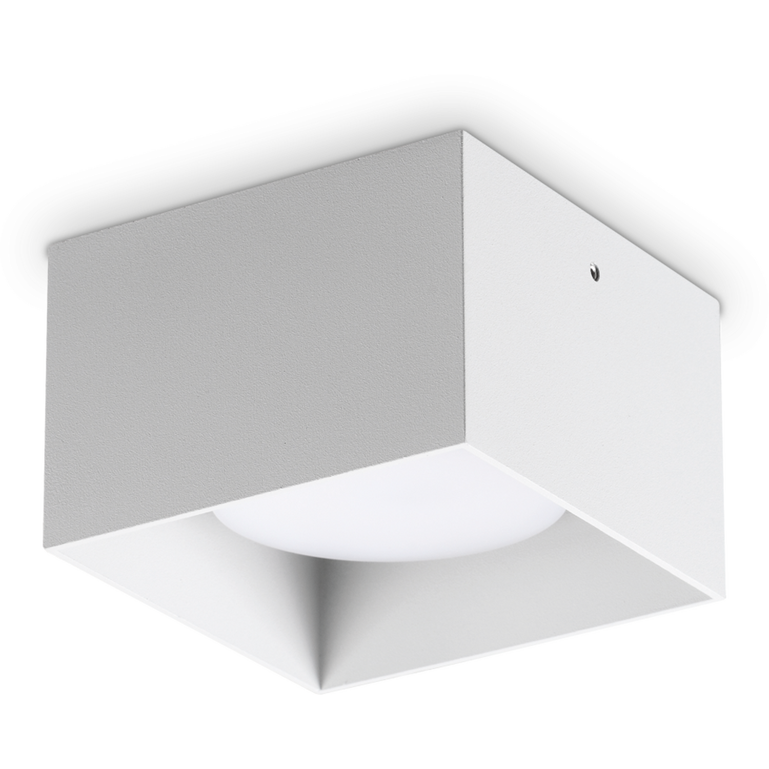 Ideal Lux Spike Square Downlight, White, Aluminium, 10 X 10 Cm - Image 3