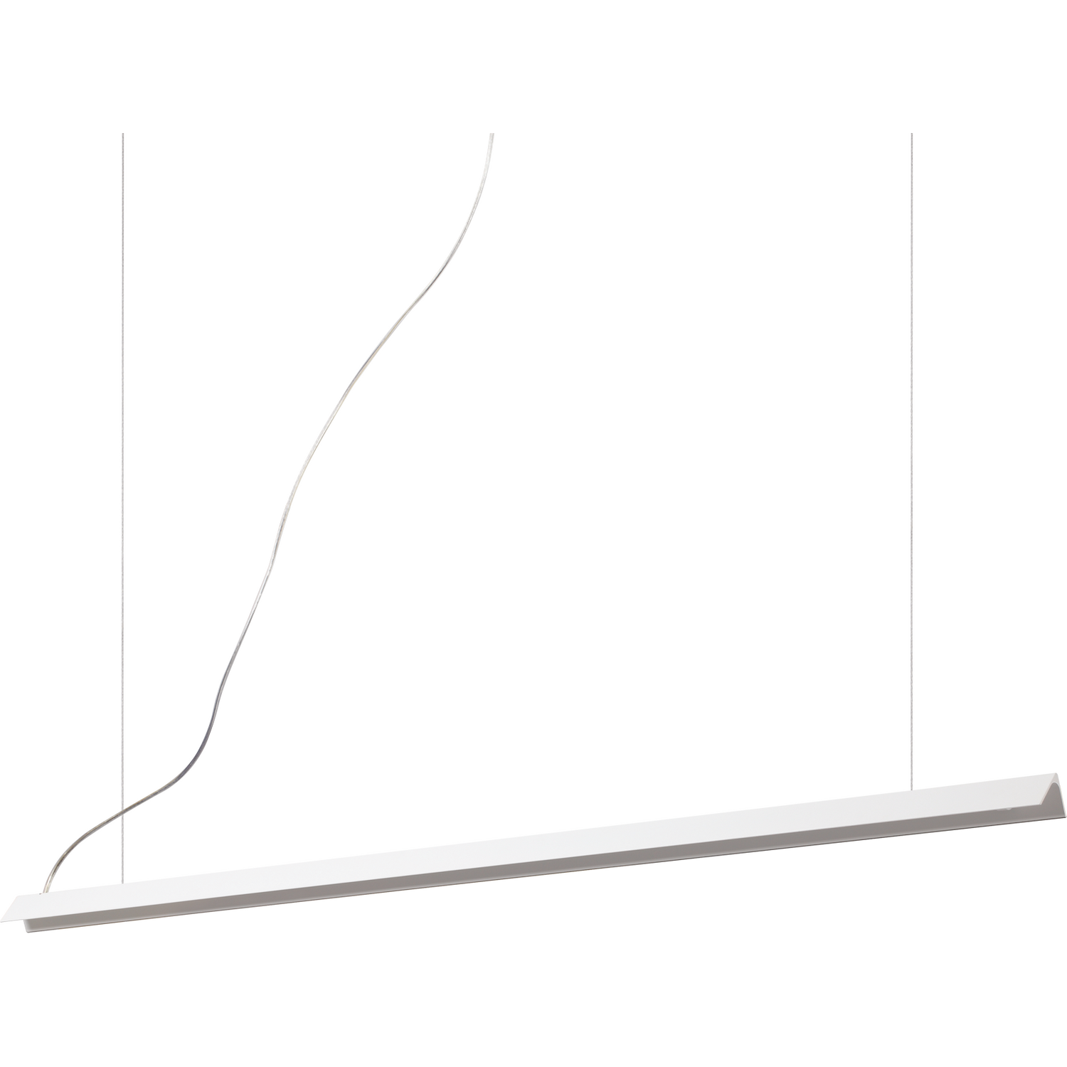 Ideal Lux Lighting V-Line Pendant Light White - White
