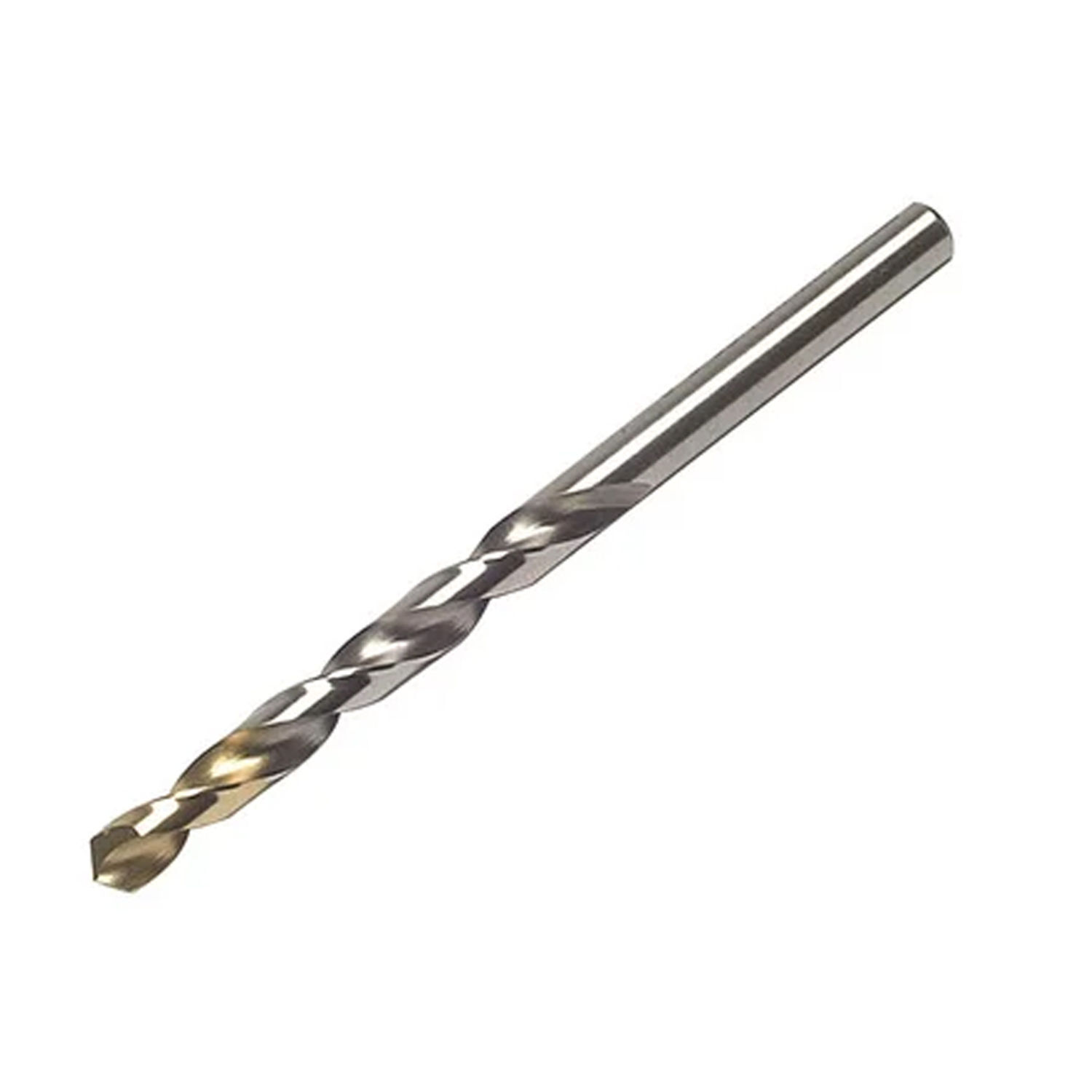 Dormer Hss Steel Tin Tip Jobber Drill Bit (Pack Of 10) - Silver/Gold