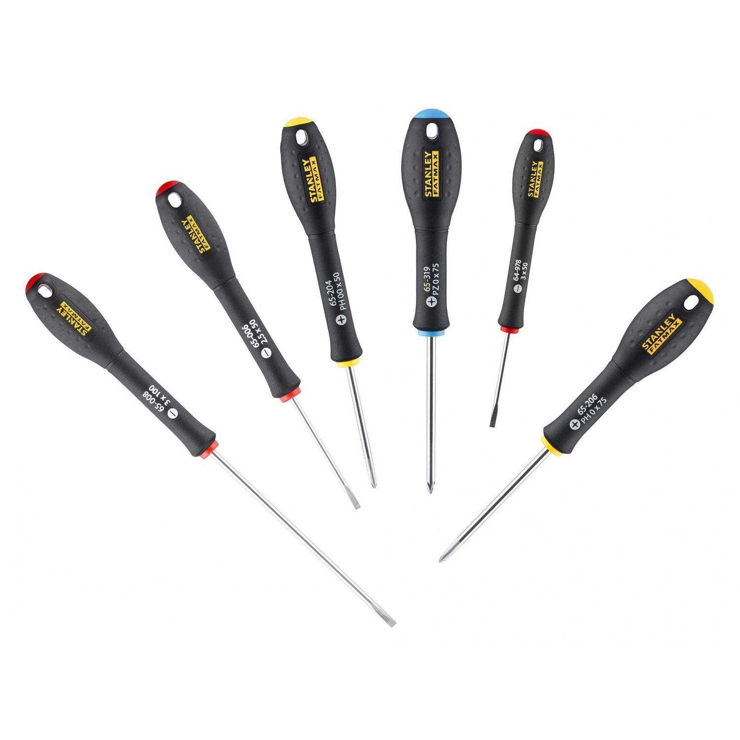- Stanley Hand Tools Fatmax Precision Screwdriver Set6 Piece Multi Colour (One Size) - Image 1