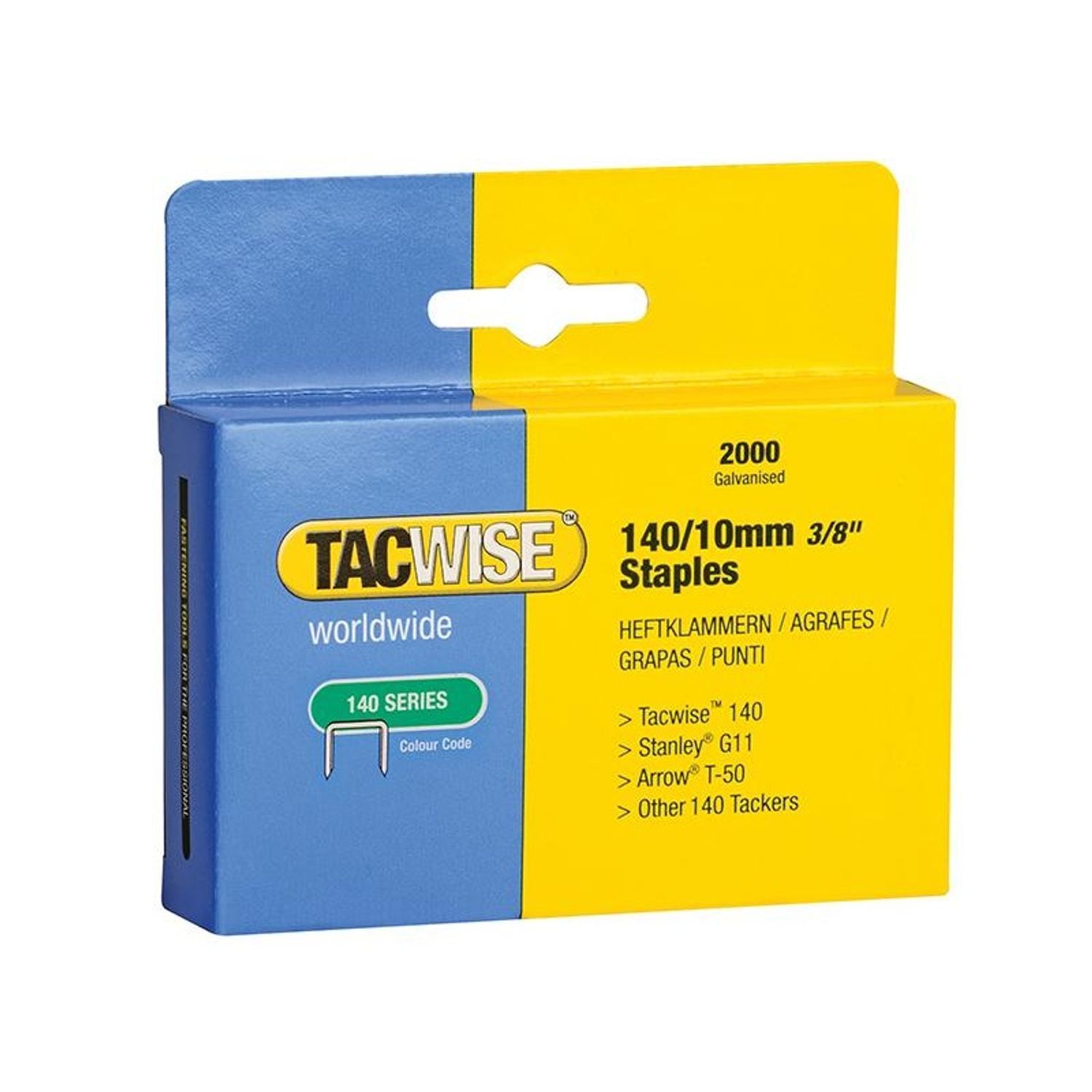 Tacwise 140 Series Staples B - Multi Colour