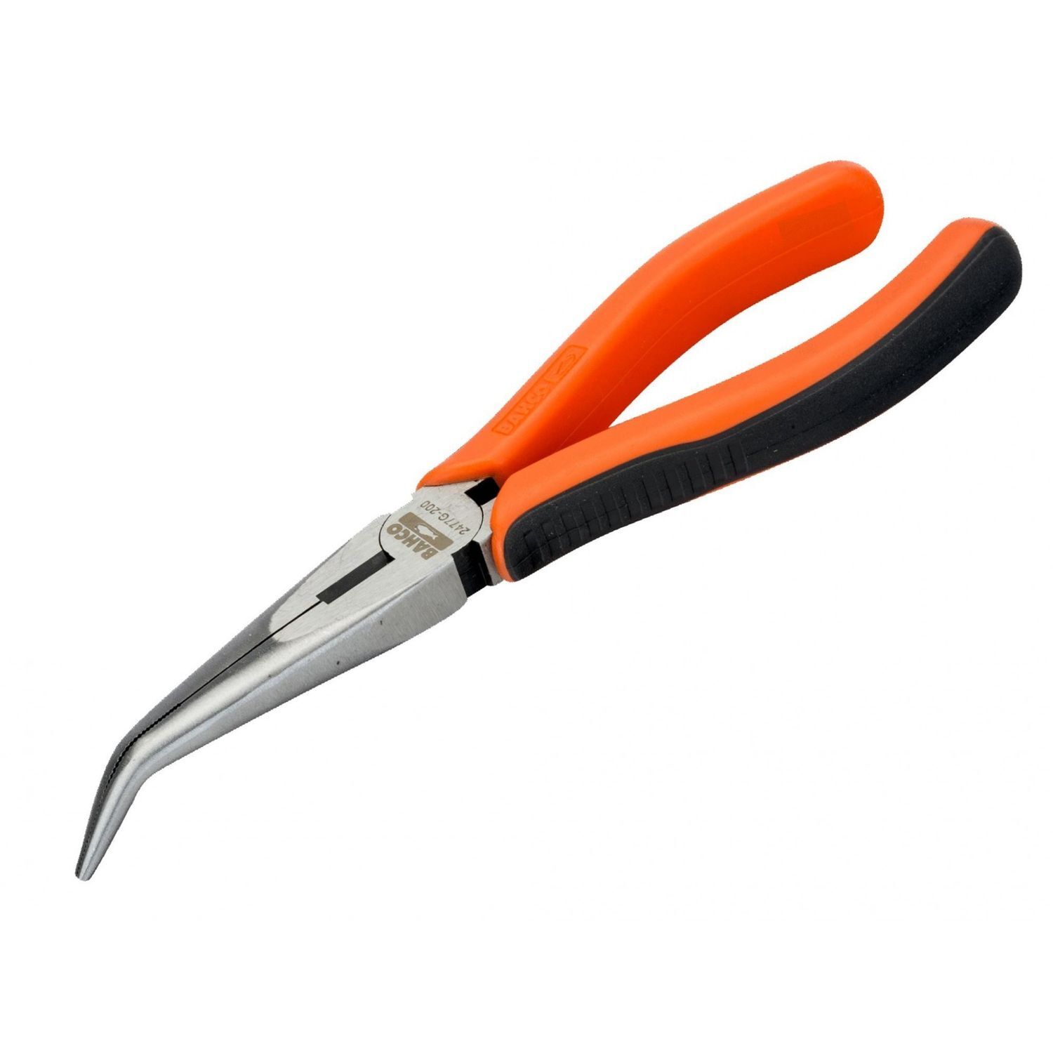 Bahco 2477G Ergo Bent Snipe Nose Pliers 200Mm (8In) A - Multi Colour