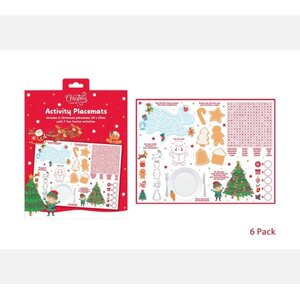 Christmas Eve Activity Placemats Pack of 72