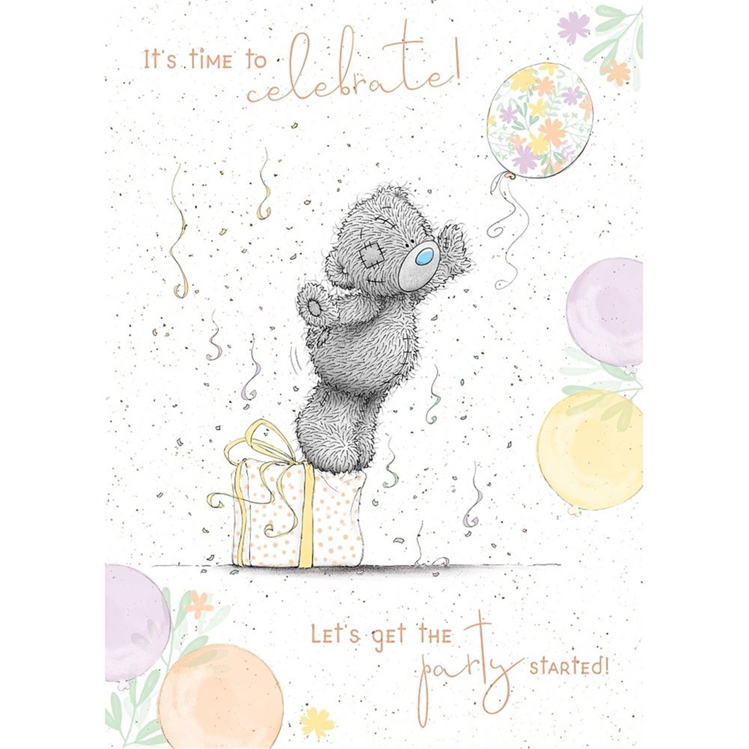 Me To You Tatty Teddy Celebration Birthday Card - Official Collection - Image 4