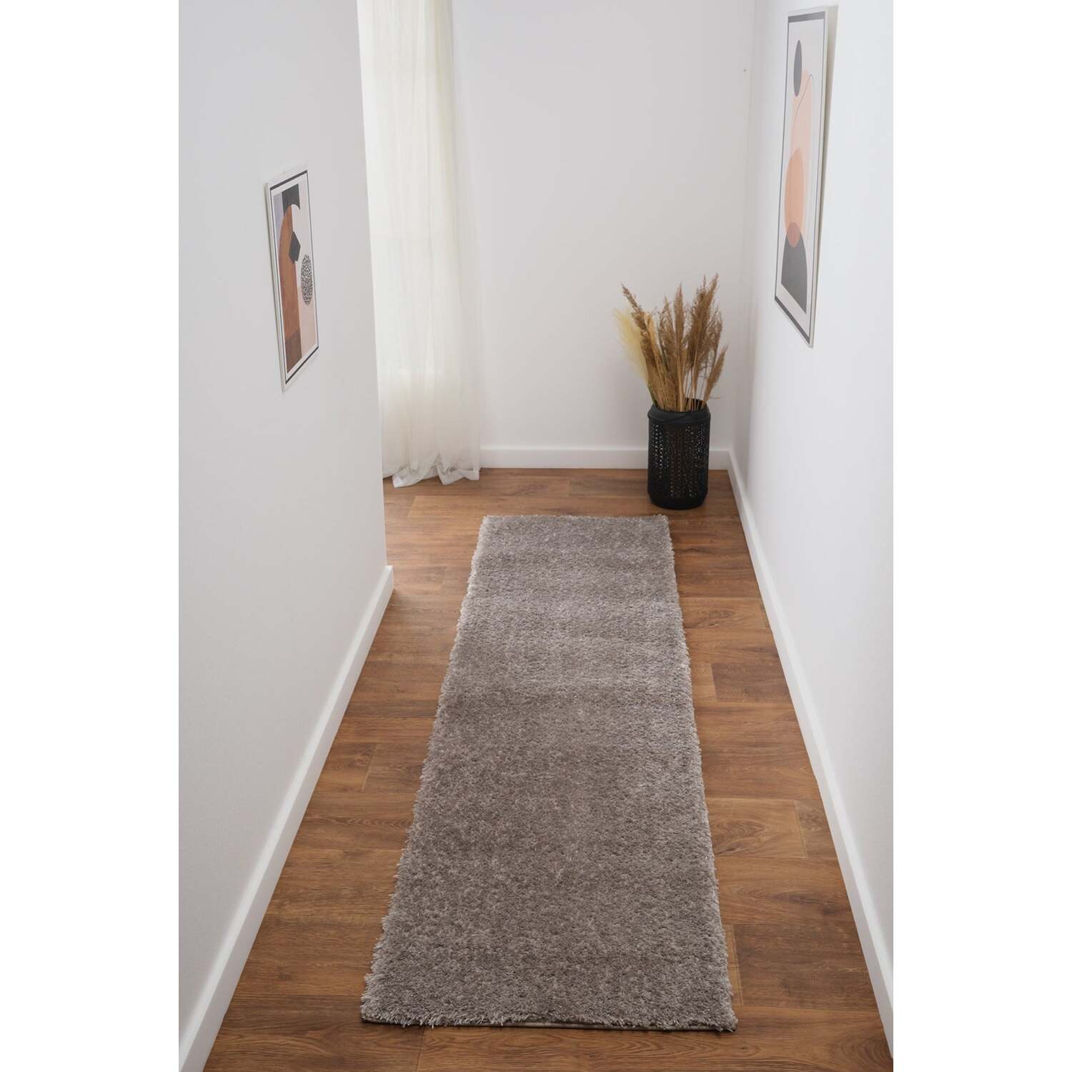 Ruglenza Isola Shaggy Rug - Mink / 150Cm