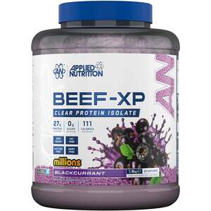 Applied Nutrition Beef-XP Clear Protein Isolate Powder - Millions Blackcurrant  - 60 Servings