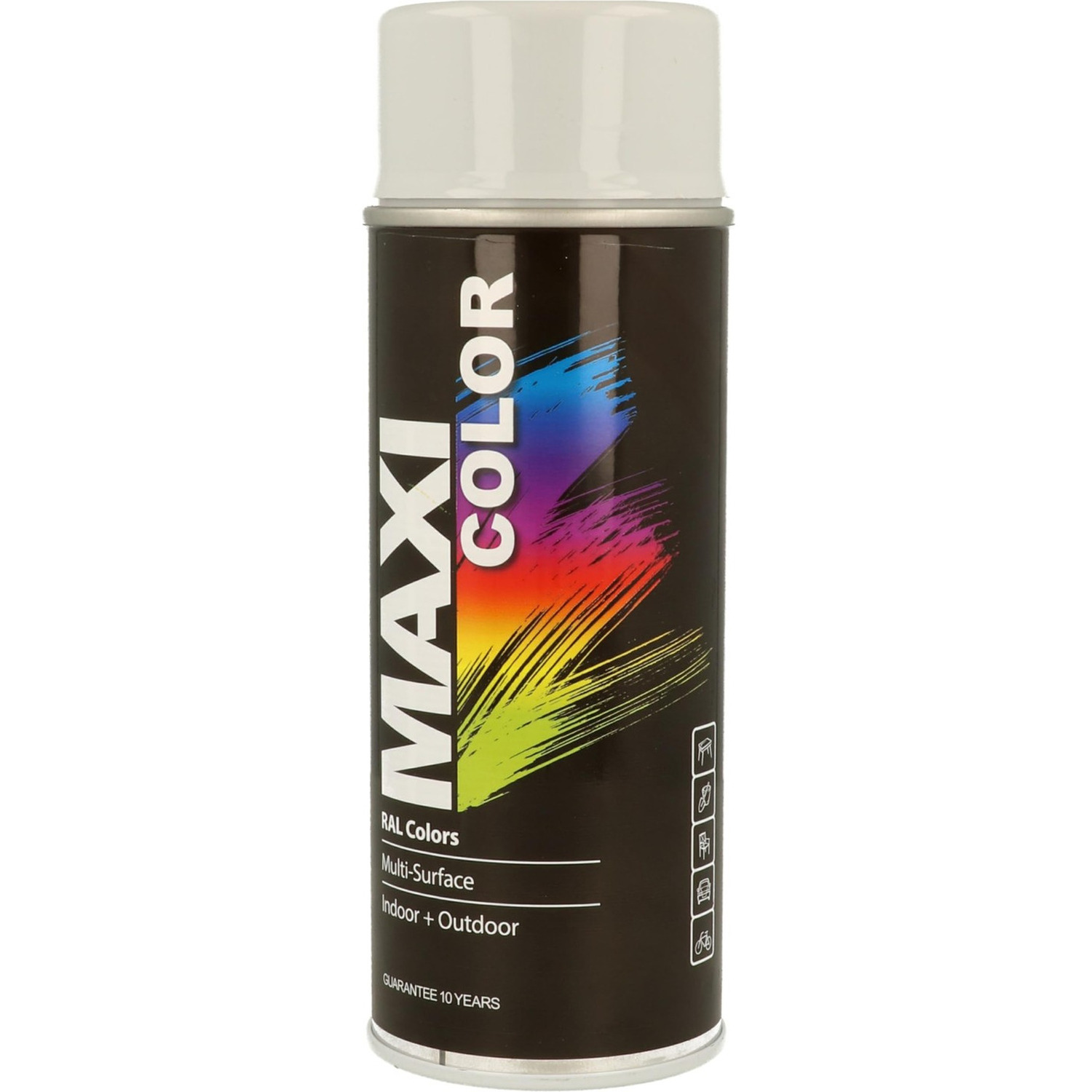 Maxicolor Gloss Light Grey RAL Spray Paint 400ml Fast Dry Indoor Outdoor Use - Image 8