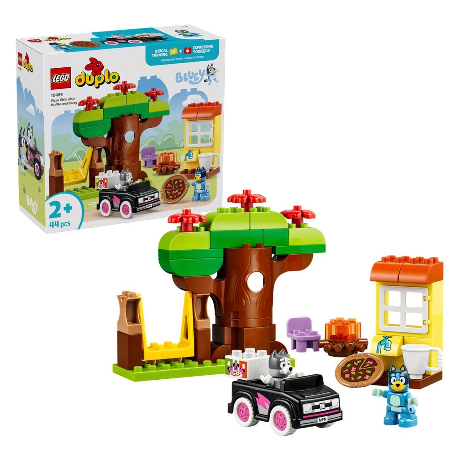 Lego Duplo 10469 Pizza Girls With Muffin And Bluey - Brand New - Image 12