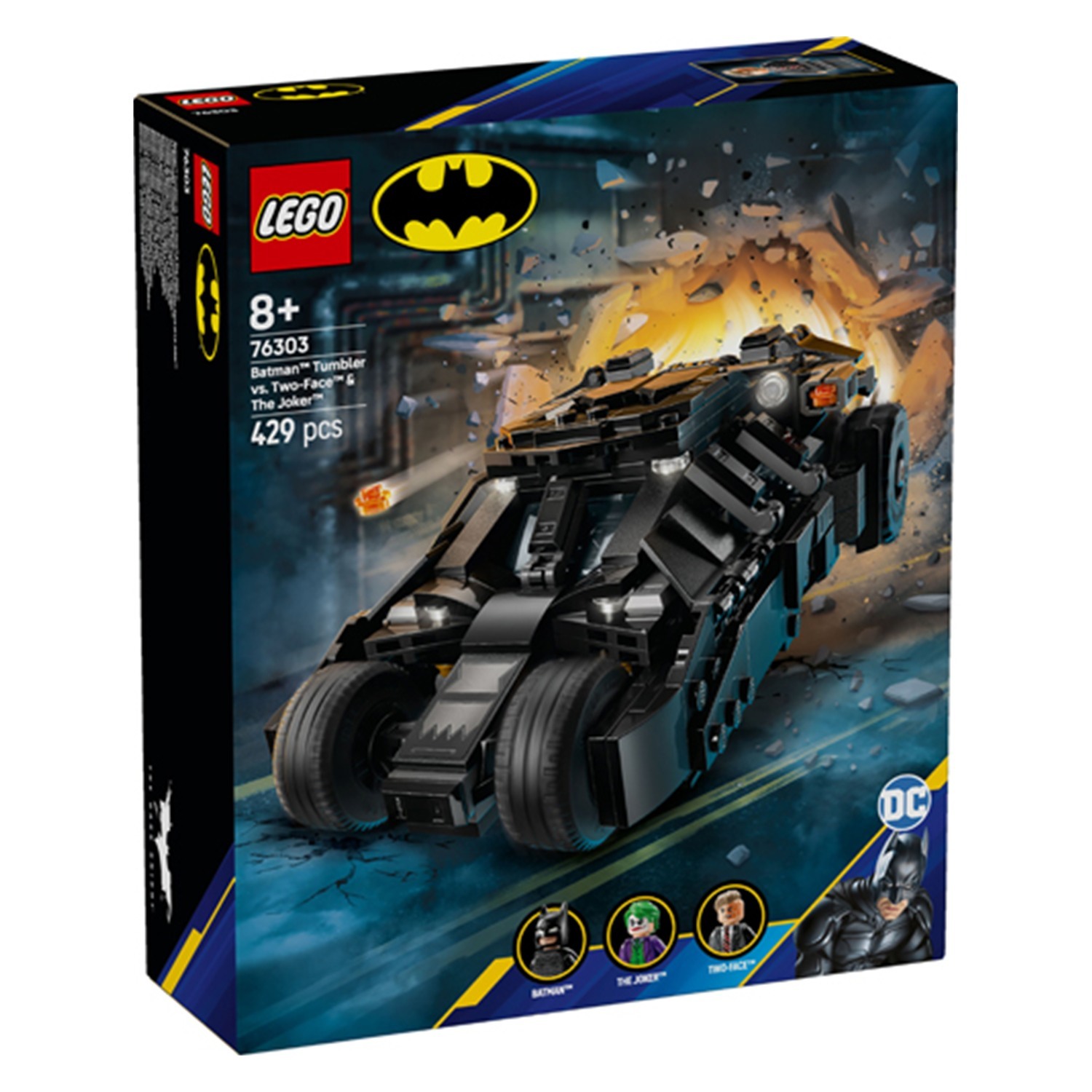 Lego Dc Super Heroes Batman Tumbler Vs. Two-Face & The Joker 76303 - Image 12