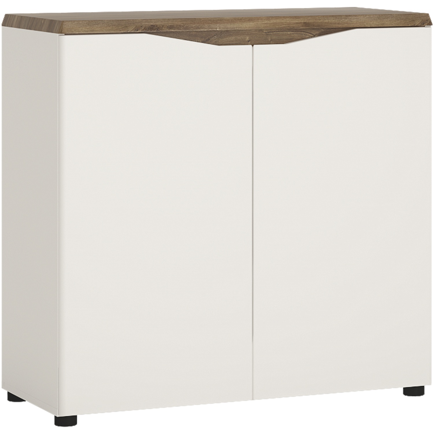 Jonas & James Louisiana Two Door Sideboard - Alpine White and Oak thumbnail