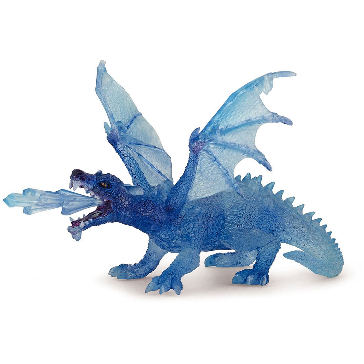 Image of PAPO Fantasy World Crystal Dragon Toy Figure - Blue