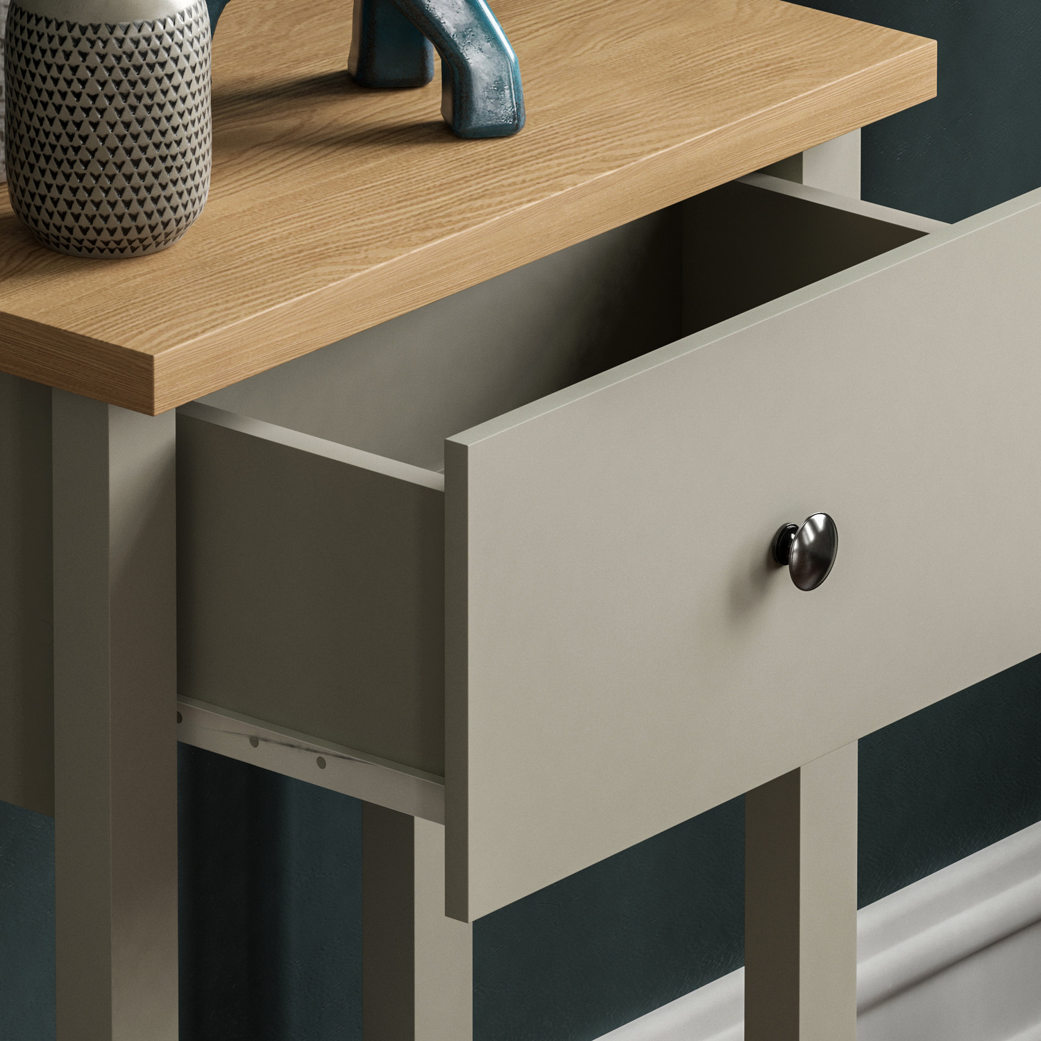 Arlington 1 Drawer Console Table - Grey