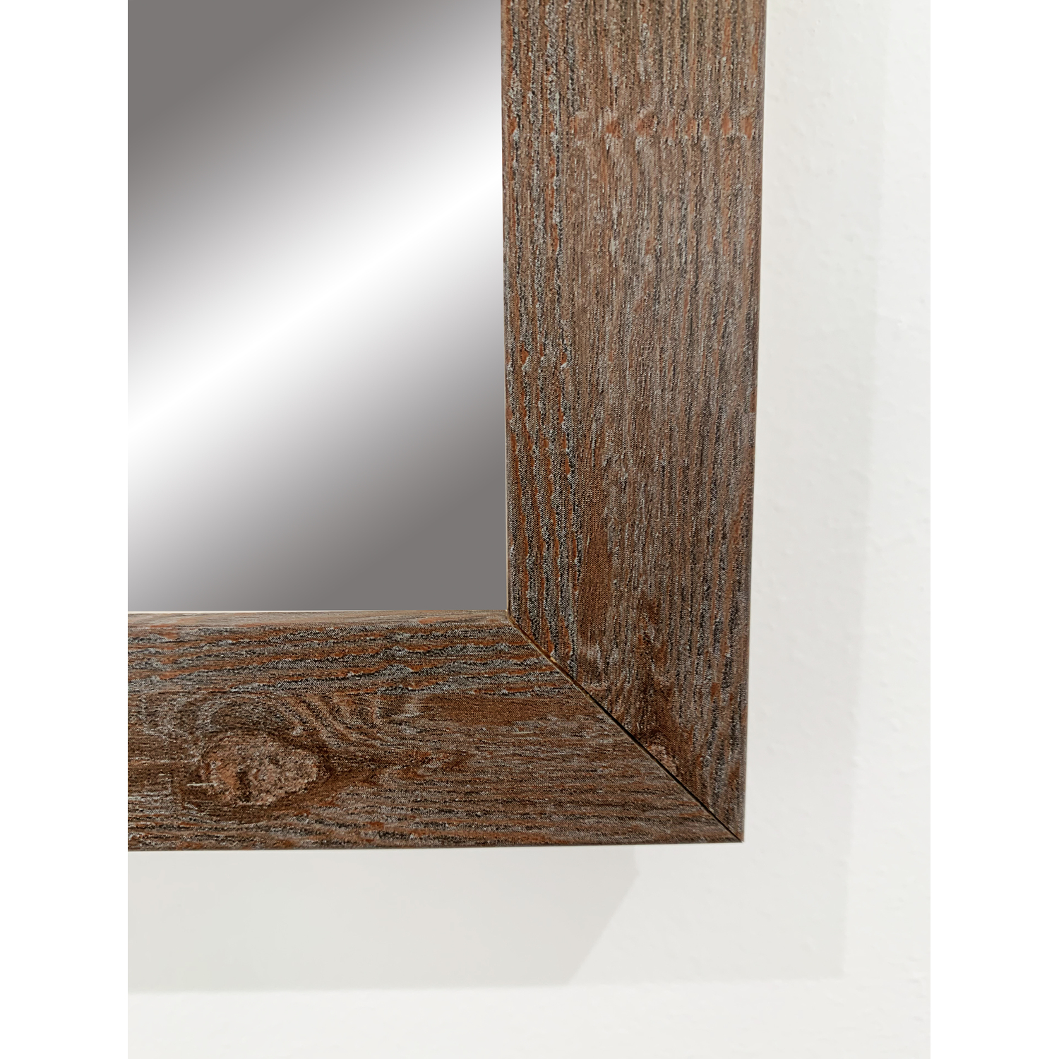 Interior Brown Lux Mirror - Brown 61cm