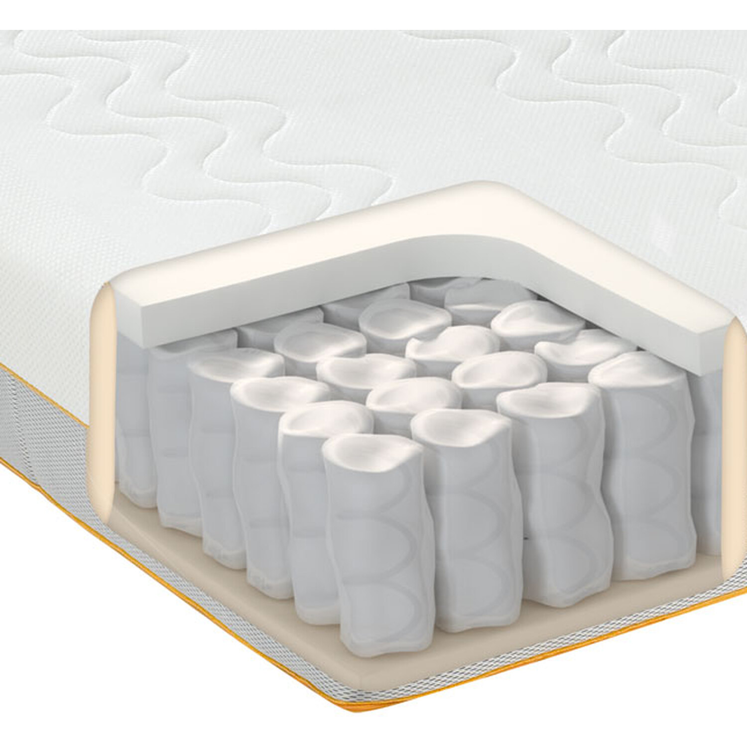 Dormeo Options Hybrid Mattress - White King