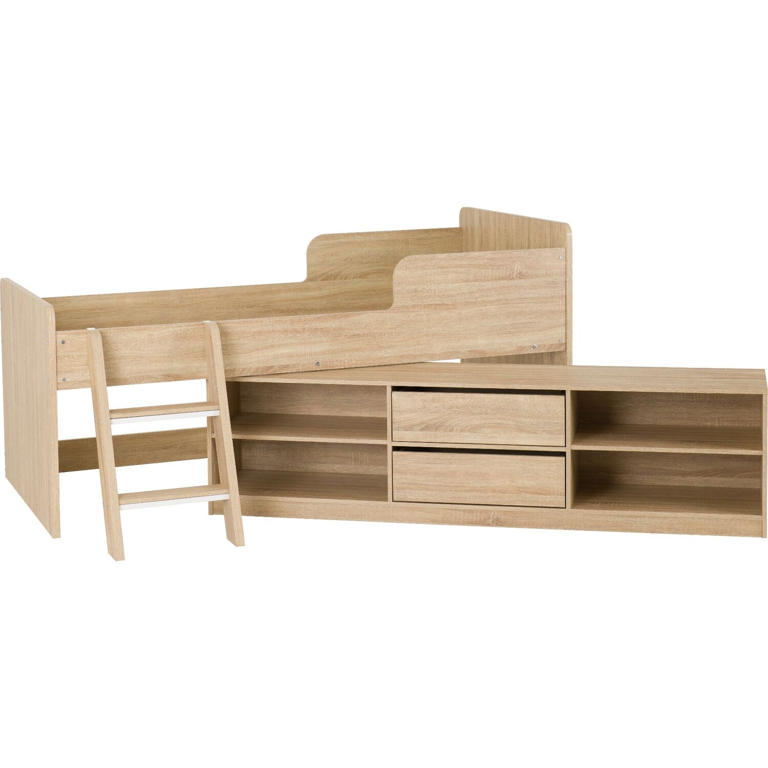 Felix Low Sleeper Bed - Sonoma Oak