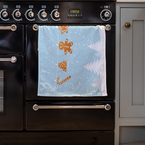 Hanging Ginger Breads Kitchen Towel