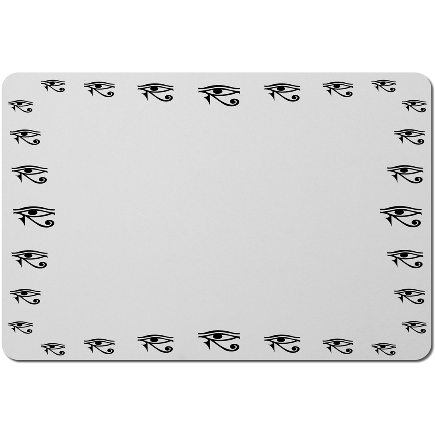 Eye Of Horus Placemat - Black