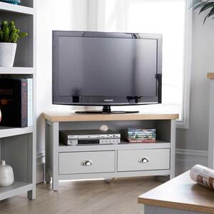 Avon 2 Drawer Corner TV Stand Storage Unit