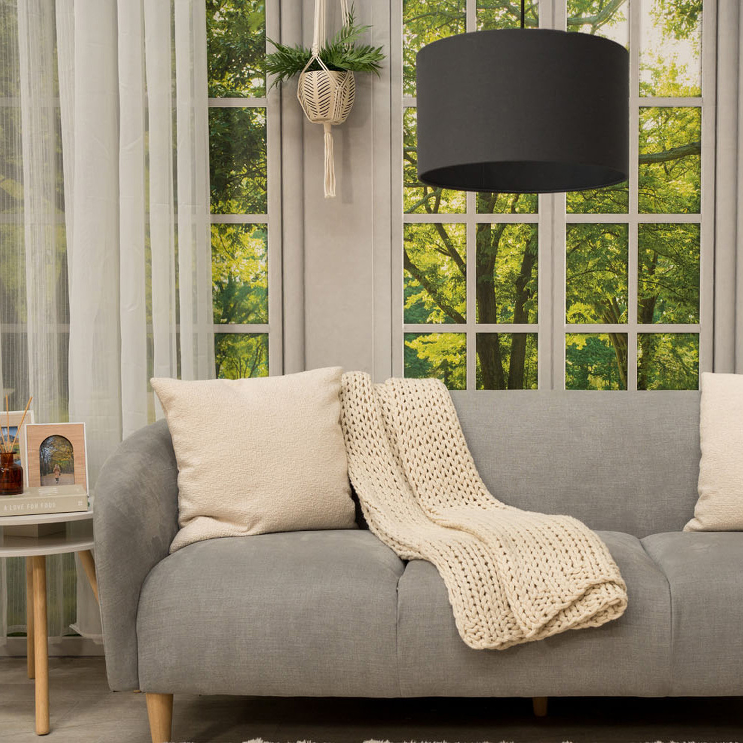 Image of Reni Medium Drum Pendant Shade -&hellip;