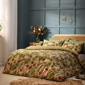 House Of Bloom Poppy Floral Duvet Cover Set