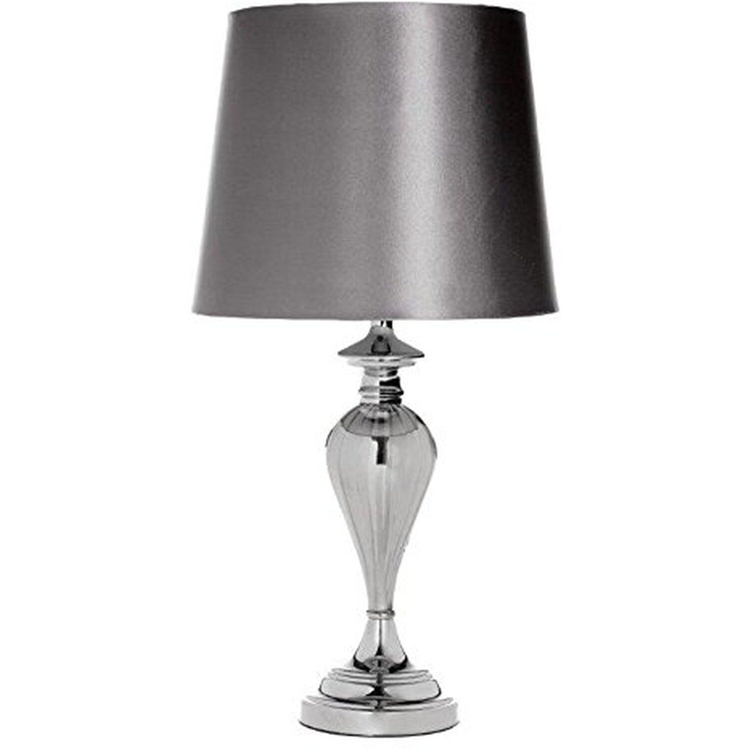 Image of Denton Glass Table Lamp - Grey