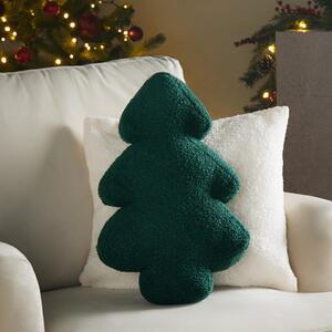 Pack of Soft Plush Winter Christmas Tree Filled Cushion