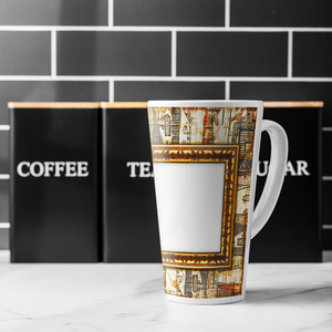 Rustic Egyptian Frame Latte Mug