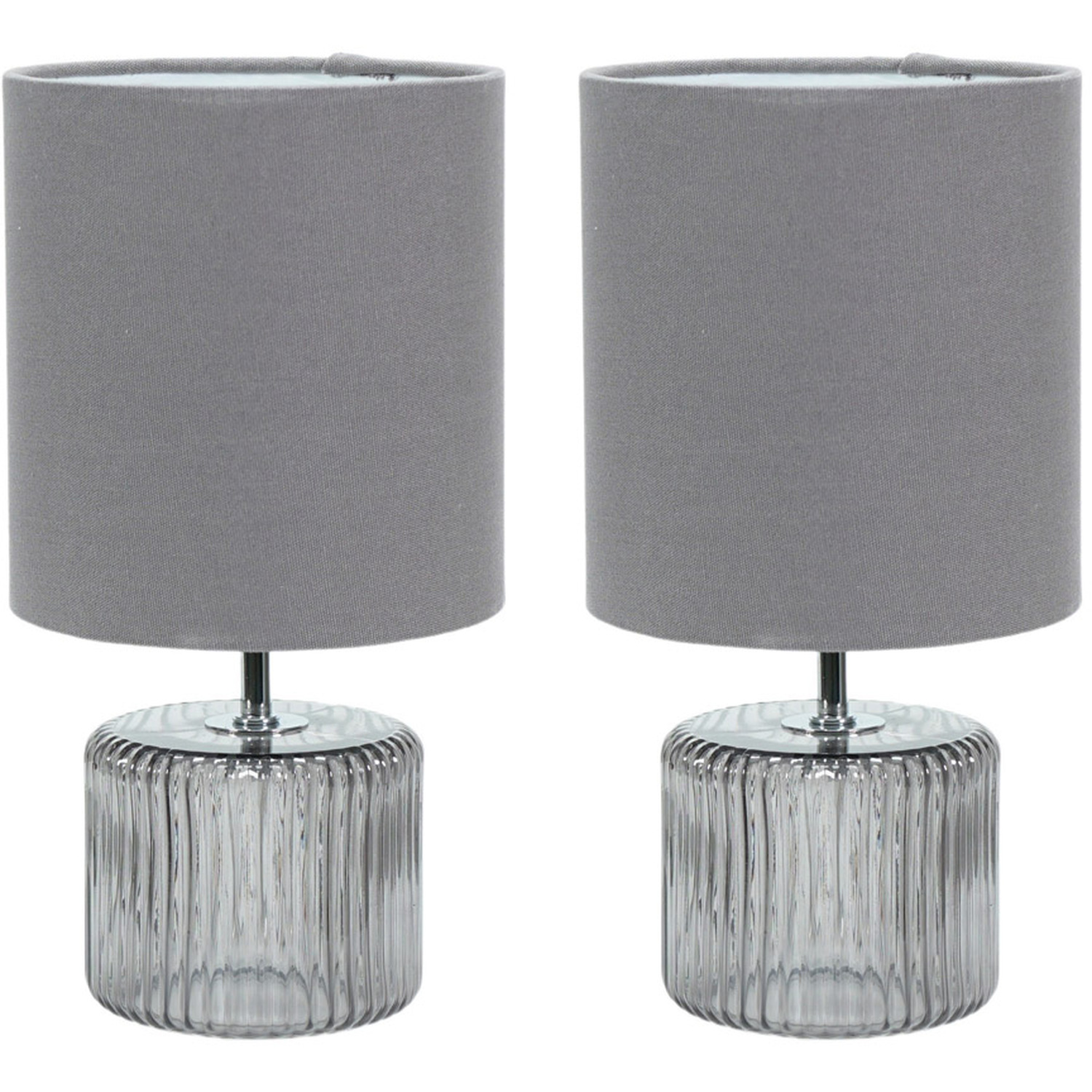 Image of Betty Pair Glass Table Lamps -&hellip;