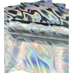 5 Sheets Silver Lava Card