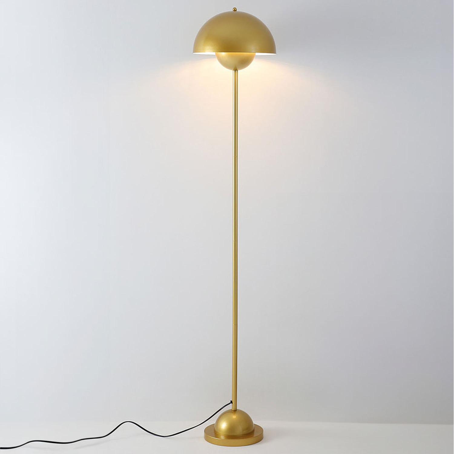 Image of Elegant Golden Decorative Floor Lamp with&hellip;