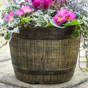 Whisky Barrel Planter