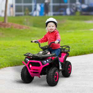 AIYAPLAY 12V Kids Ride on ATV with Spring Suspension