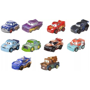 Mattel Disney Pixar Cars Mini Racers Pack of 10 Toy Vehicles