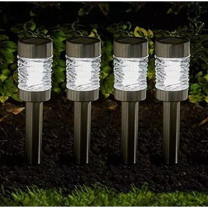 Set of 4 Solar Stake Light