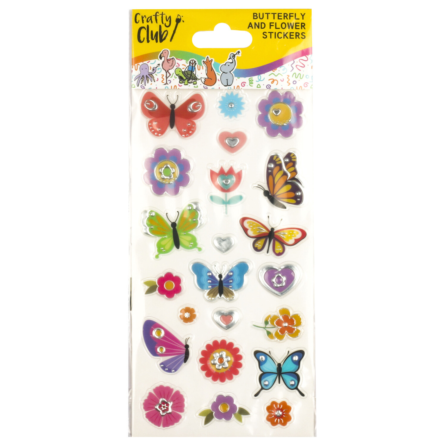 Butterfly and Flower Stickers