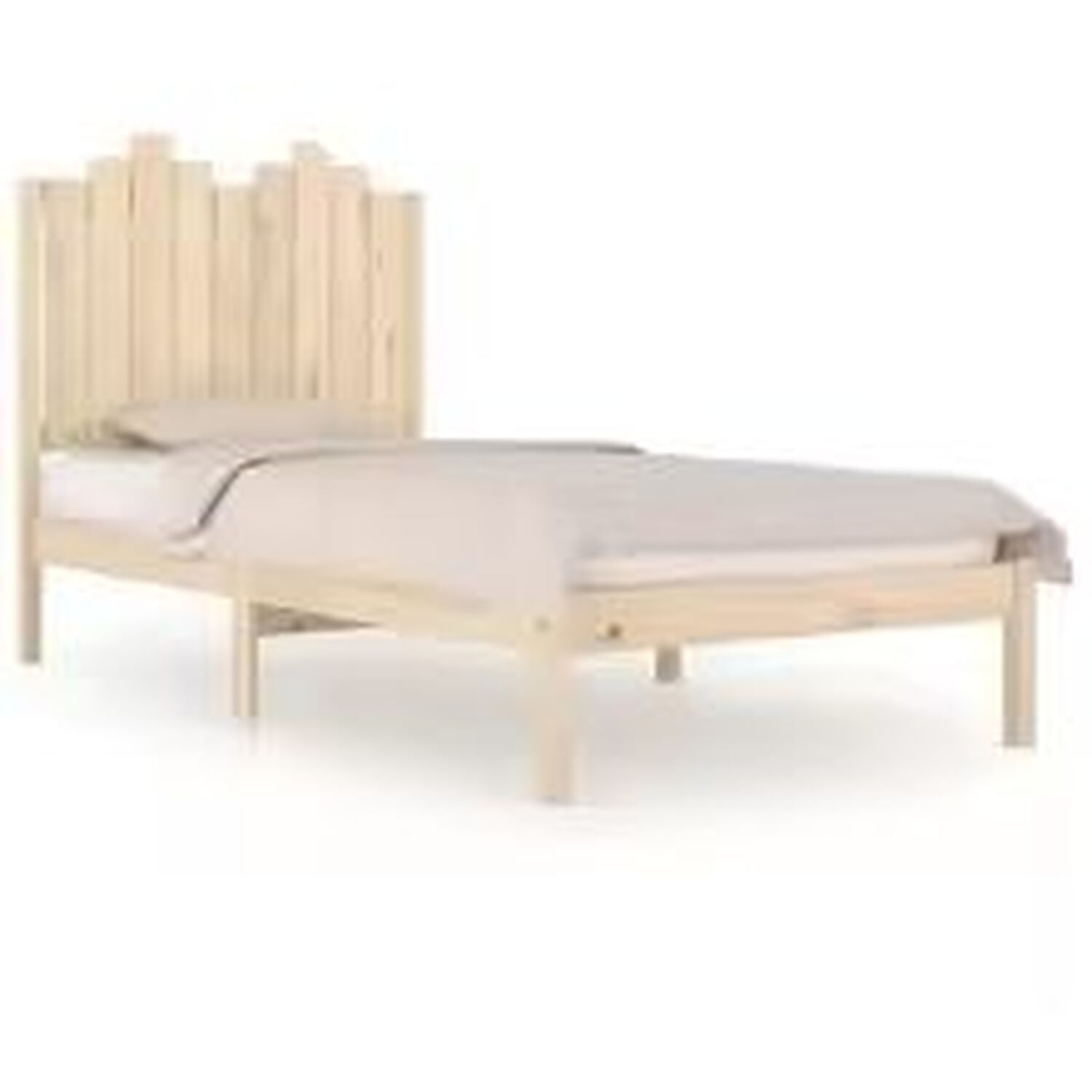 Small Singletwin Solid Wood Bed Frame No Mattress - Brown