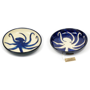 Signature Octopus Large Ceramic Bowls