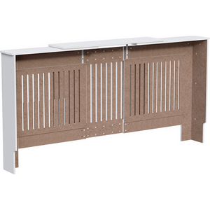 White / 204cm Chelsea Radiator Cover shot 8338426