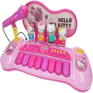 Hello Kitty Electric Piano with Figures