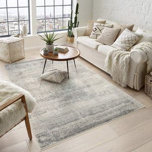 Maia Low Pile Washable Non Slip Living Room Abstract Area Rug Hallway Runner