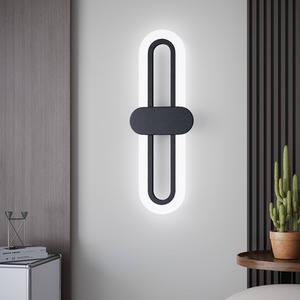 Oval Shaped LED Wall Light with Acrylic