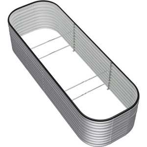 Garden Bed Oval Bottomless Raised Planter Box
