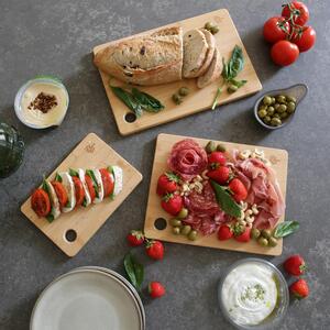 3pc Bamboo Chopping Board Set