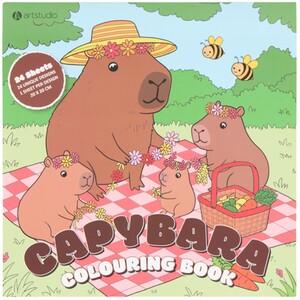 Capybara Colouring Book