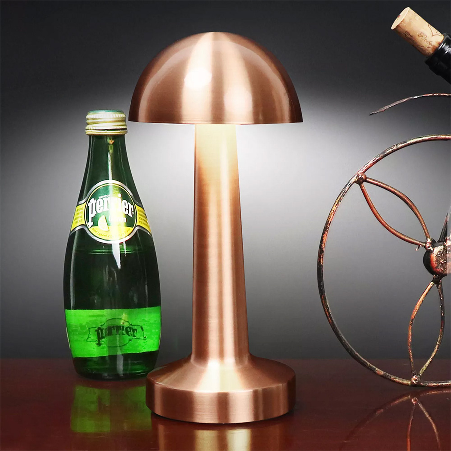 Image of Mushroom Shape LED Desk Lamp Rechargeable&hellip;